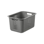 Lightweight & Durable Basket Recycled 20 Storage Box,13l, Charcoal