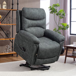 Massage Recliner Chair, Lift Chair With Heat, Usb, Remote | Grey