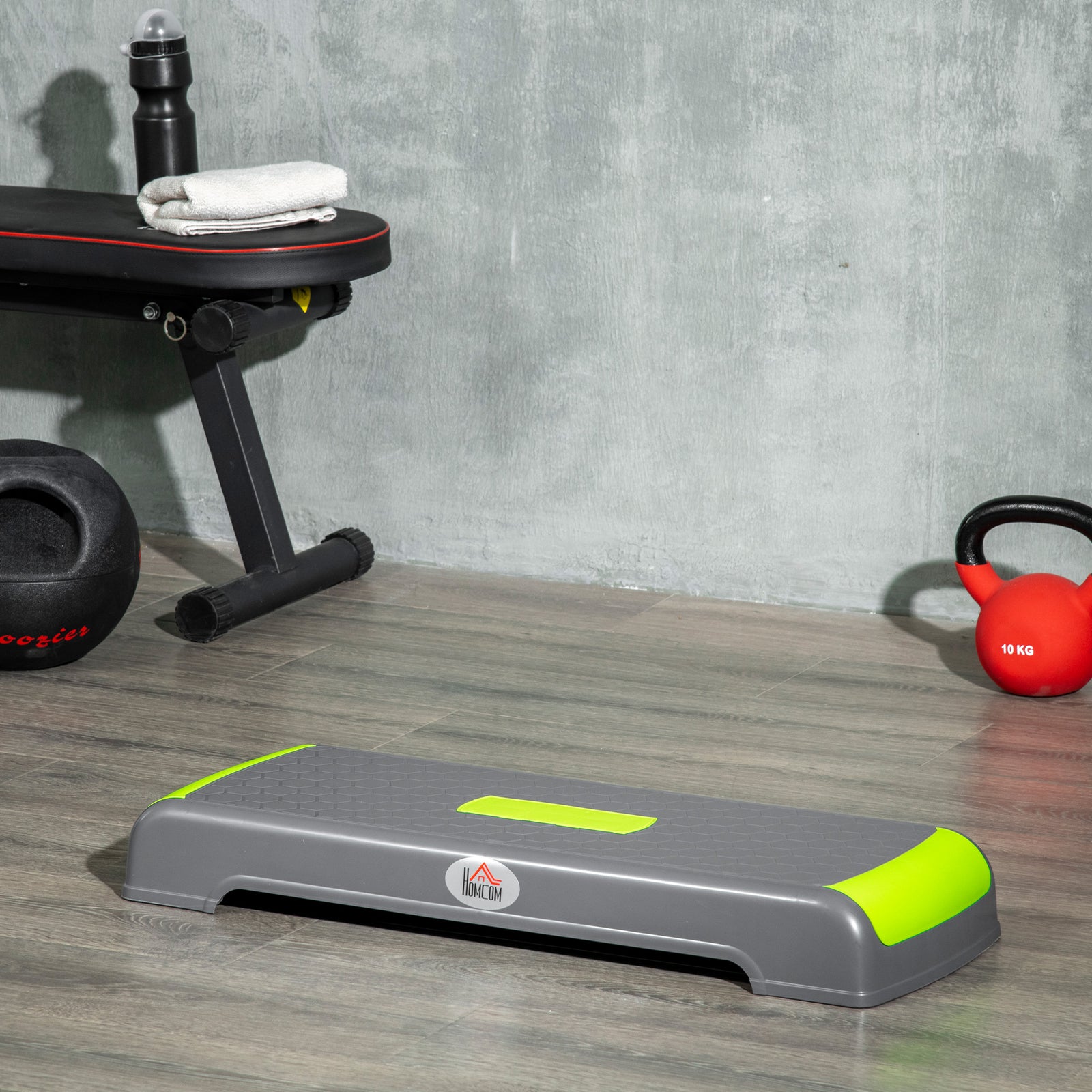 Aerobic Stepper Adjustable Height 3 Levels | Green