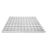Non-slip Pvc Duckboard Shower Mat  - 61cm X 43cm | White