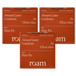 9x Ultrathin Condoms For Safer Sex & Contraception, Slim Fit 3 Pk
