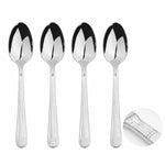 Cutlery Sets Stainless Steel 18/8 Spoons Forks Catering Papyrus | Set of 12 | Silver