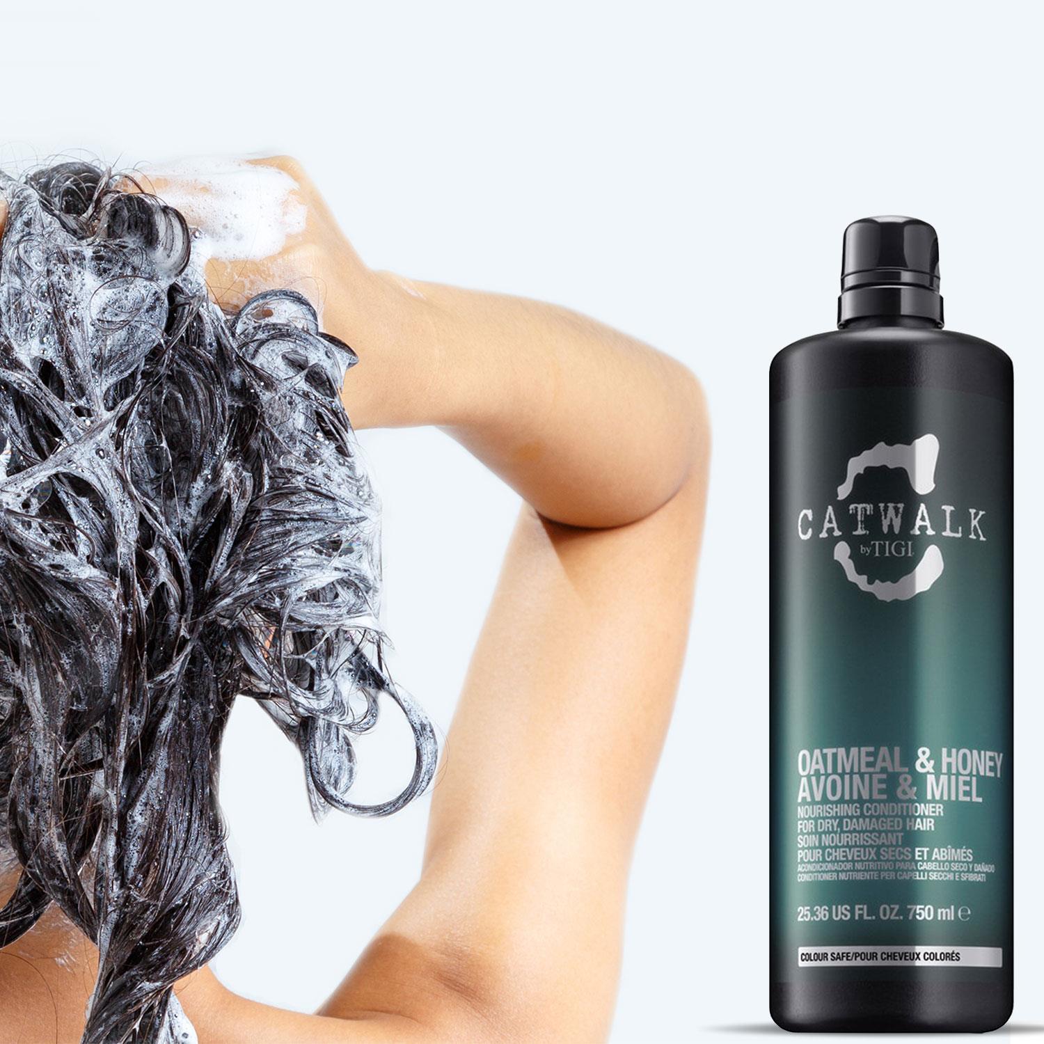 Oatmeal & Honey Nourish Conditioner For Damaged Hair 750ml, 2pk