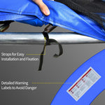 8ft Trampoline Safety Pads - Blue | Blue