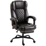 Home Office Chair Reclining Function High Back | Brown