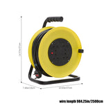 Extension Cable Reel With 4 Sockets | 25m