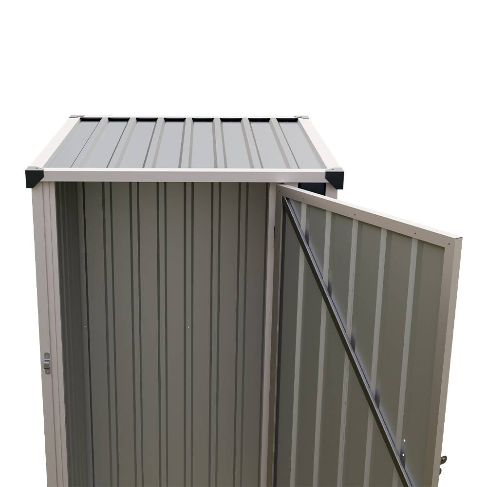 3x3 Ft Pent Roof Garden Tool Shed With Lockable Door & Padlock