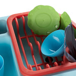 Electric Dishwasher Play Sink Toy Set With Running Water | Blue