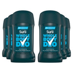Men Deodorant Stick Ocean Rush With 48hrs Of Odour Control 50ml, 6 Pack | Set of 6