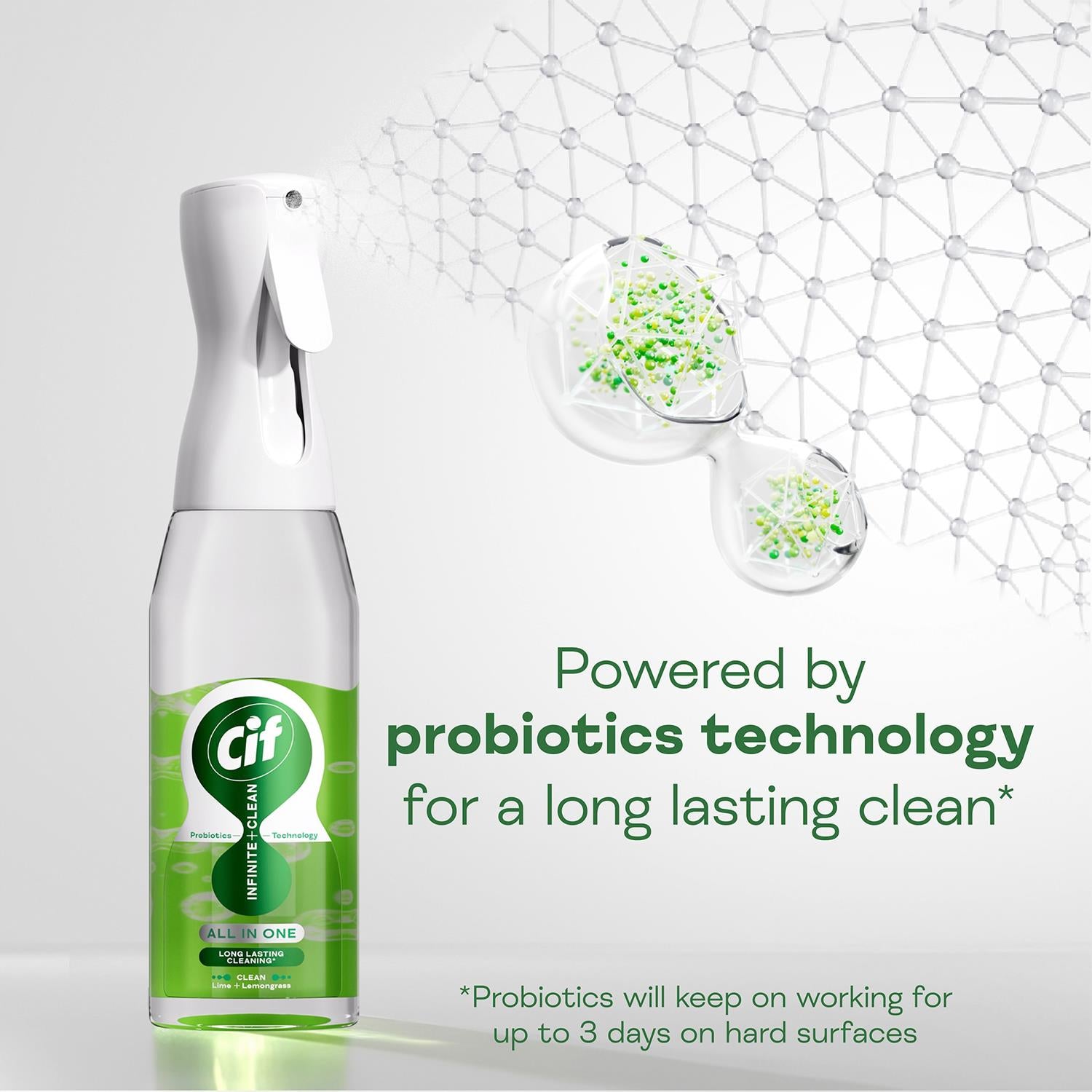 Infinite Clean All In One Cleaner Spray, Lime Lemongrass 6 Pk Of 590ml