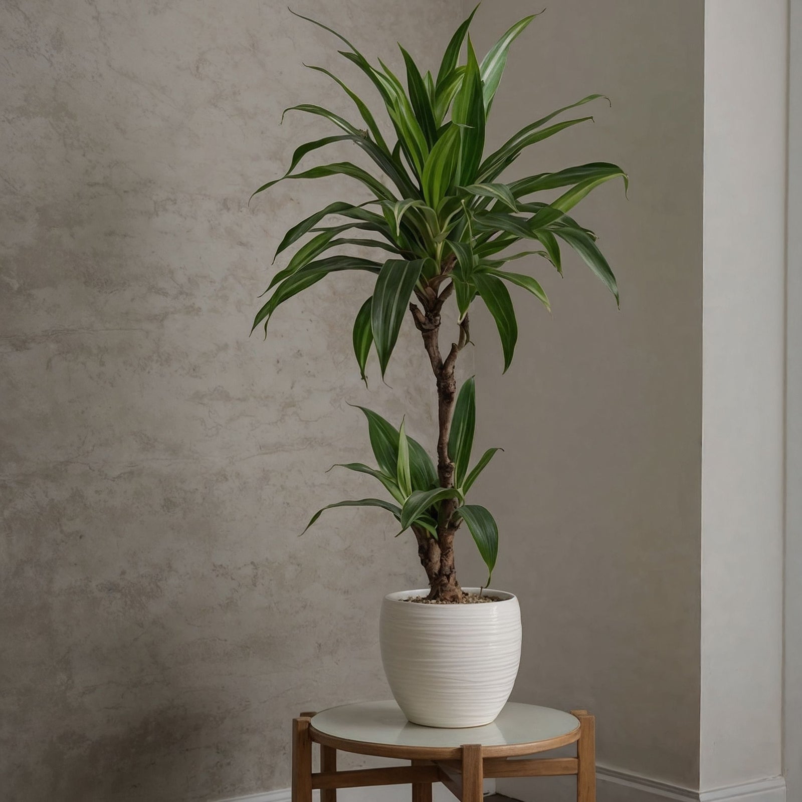 Dragon Tree - 2 Pcs. - Dracaena Deremensis 'janet Craig' - H60-70cm - ⌀17cm | Set of 2 | Green