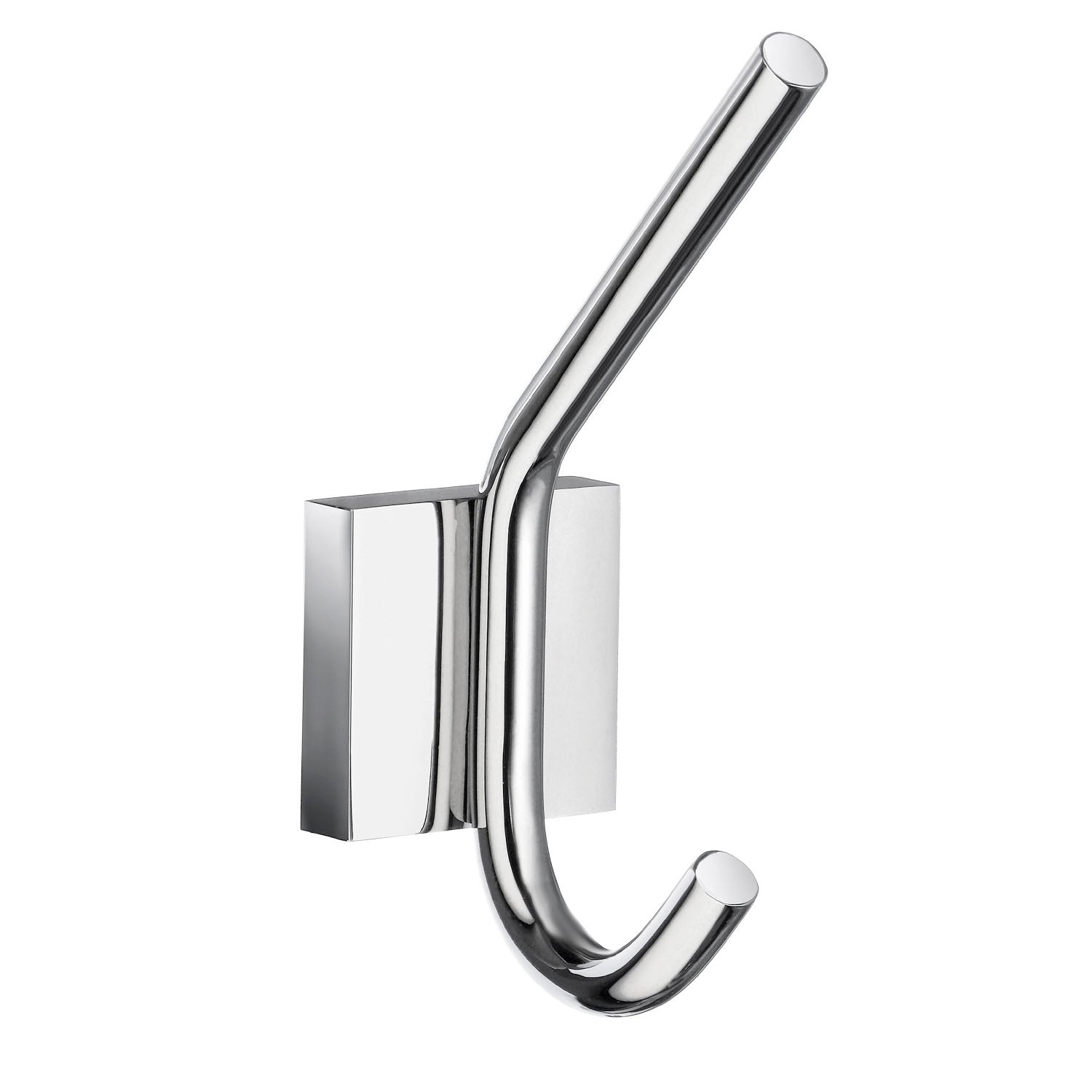 Chrome Bath Robe Hook Wall Mounted Bathroom Storage | Polished Chrome