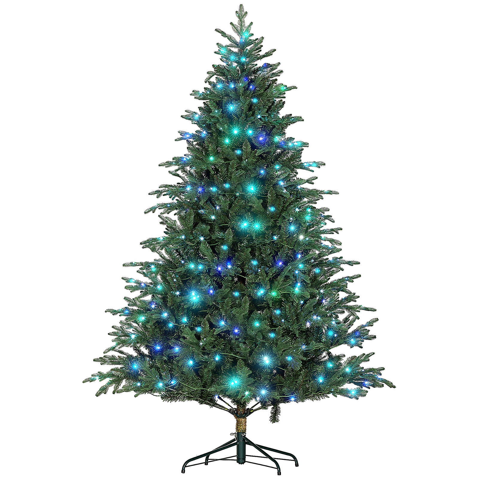 6/7ft Prelit Christmas Tree, Party Lights | 7ft | Green