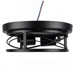 Emitto Ceiling Lights E27 Metal Cage 90° Adjustable Heads Kitchen Fixture Black