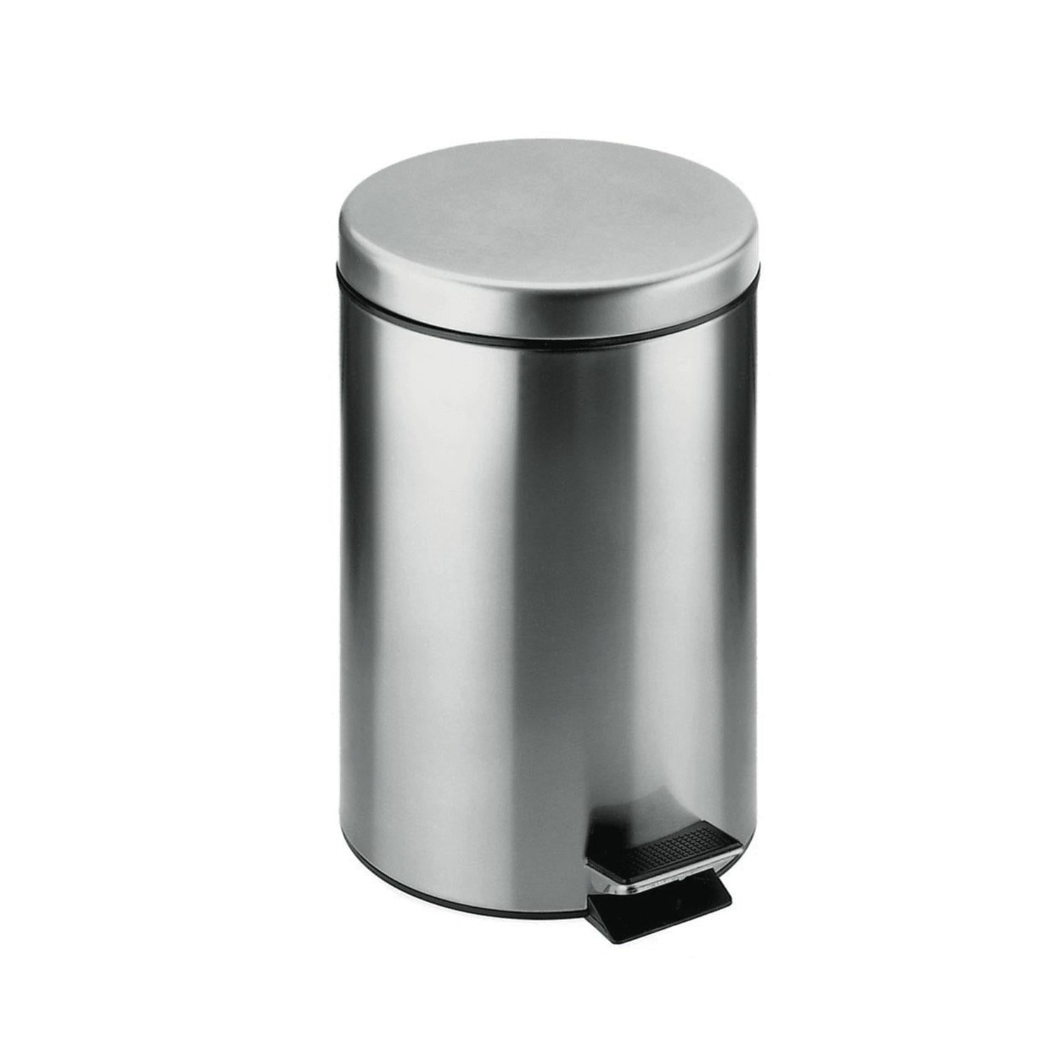 Bathroom And Kitchen, Bin 5l Capacity, Silver, Architect S+ Collection
