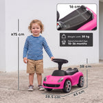 AIYAPLAY Ride On Car With Horn, Lights, Sound, Porsche Licensed