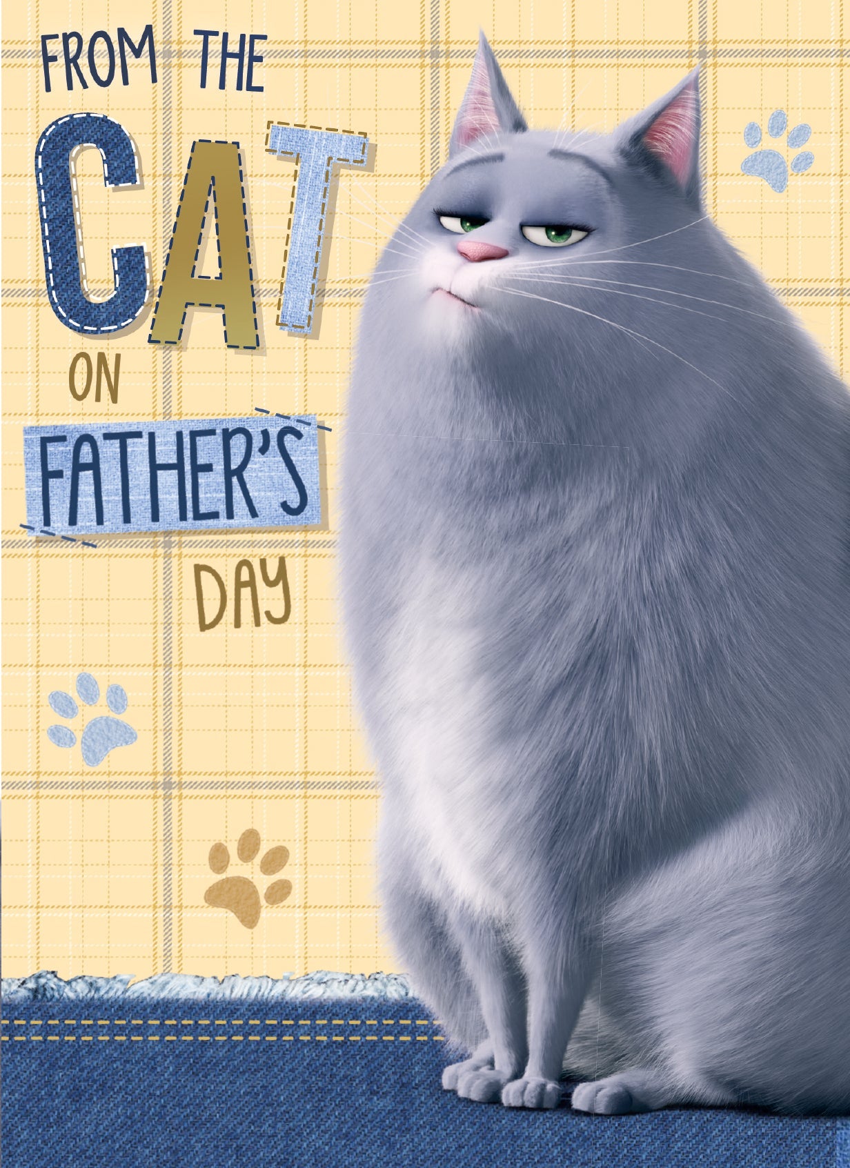 Father's Day Card 'from The Cat' Official Product