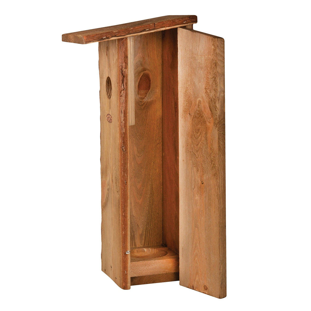 Woodpecker Nesting Box Fsc-certified Timber Side-door | 8 Panel | Beige