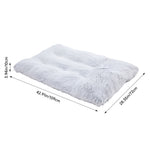 Plush Rectangle Pet Bed | Small
