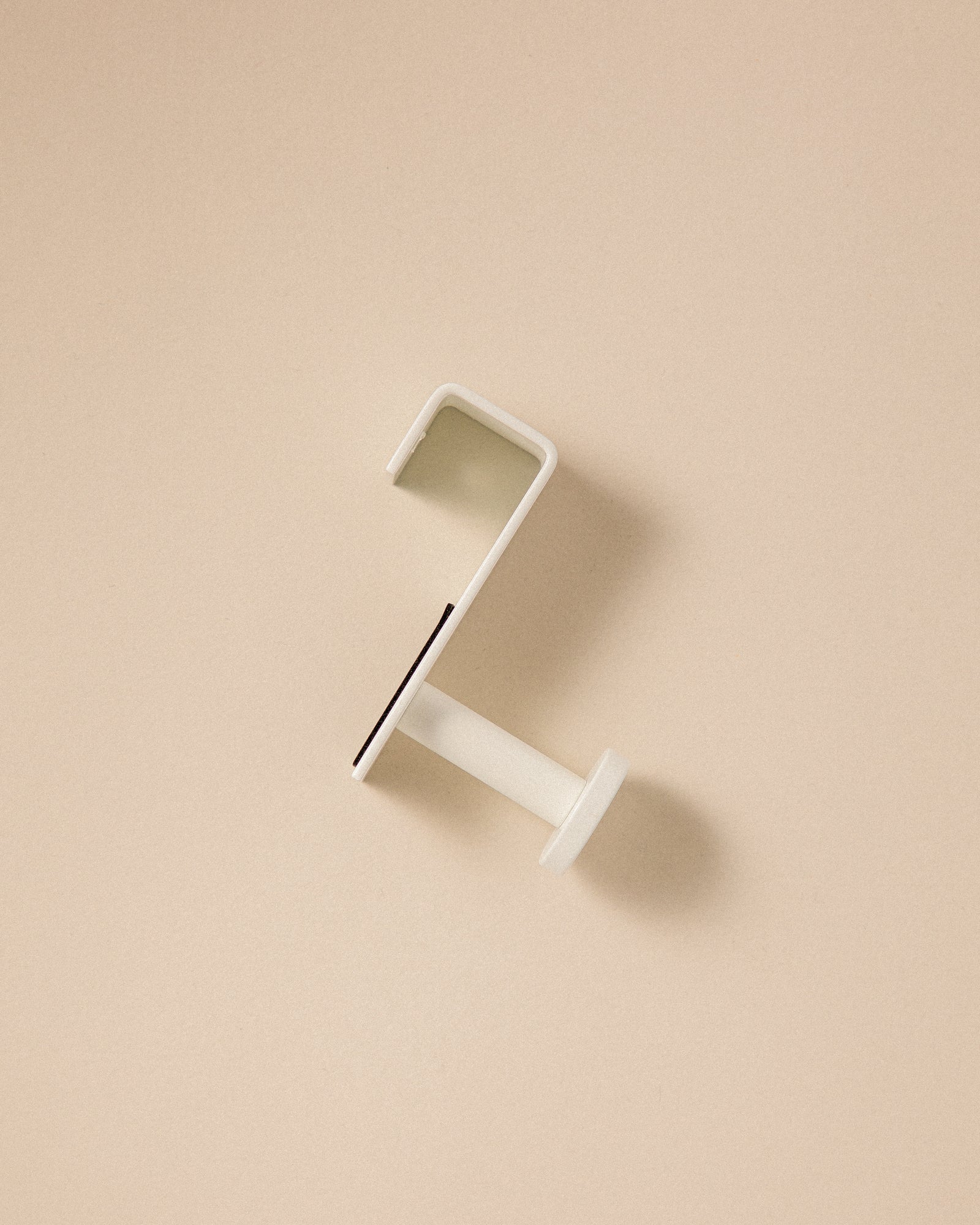 Double Towel Rail | Matte Black | Screws Installation | 10 X 2 X 60 Cm | Matte White