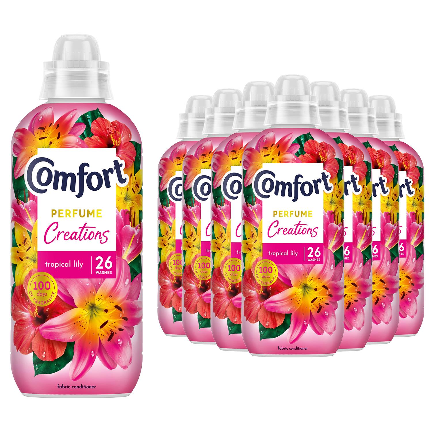 Fabric Conditioner Perfume Creations Tropical Lily, 26 W 780 Ml, 8 Pack