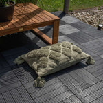 Pack Of 10 Cosmo Garden Patio Cosmopolitan Interlocking Decking Tiles | Dark Grey