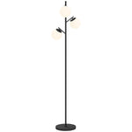 Modern Tree Floor Lamp With 3 Light, For Living Room Bedroom | Black