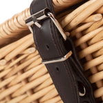 Wicker Buff 30cm Picnic Basket