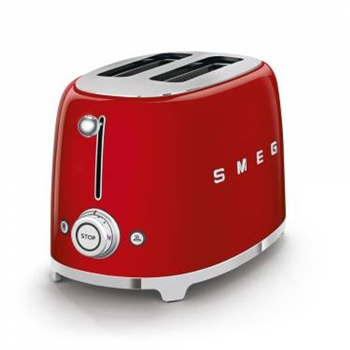Tsf01 2 Slice Toaster With Bun Warmer Set | Red