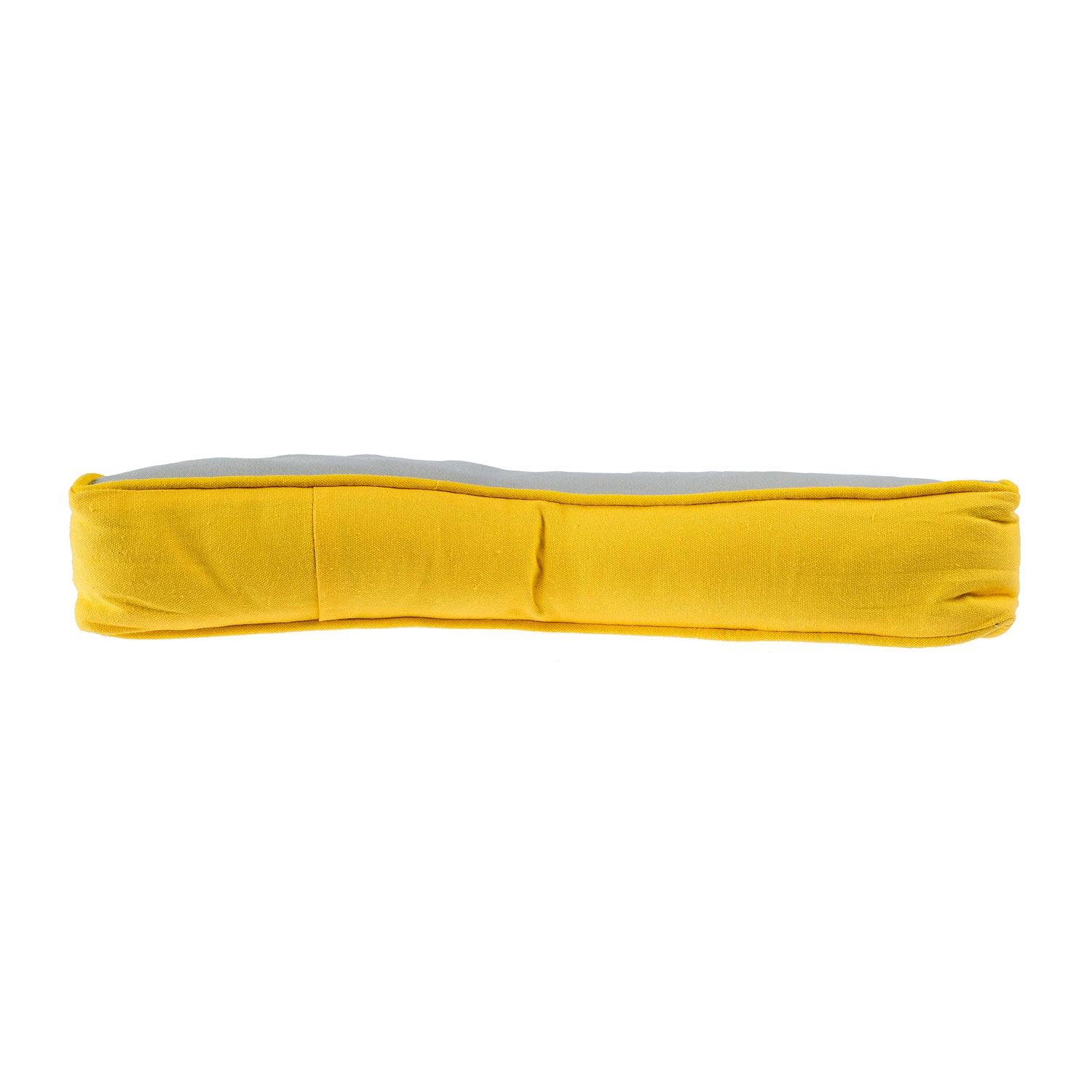 Star Shaped Floor Cushion | Yellow & Grey