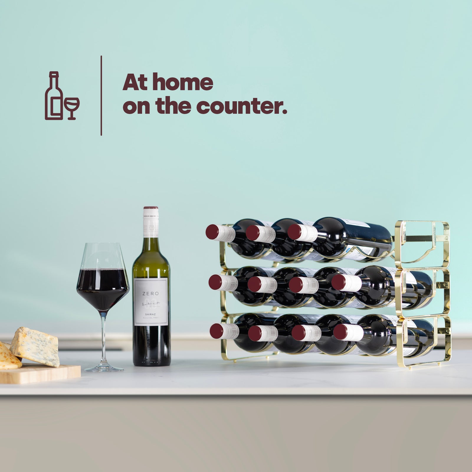 Modular Wine Rack - Gold