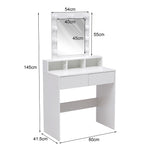 Makeup Dressing Table With Lighted Mirror