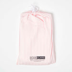 Cotton Stripe Fitted Cot Sheets 330 Tc, 70 X 140 Cm | Cot Bed | Pink