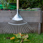 Garden Life Lightweight Stainless Steel Lawn Rake
