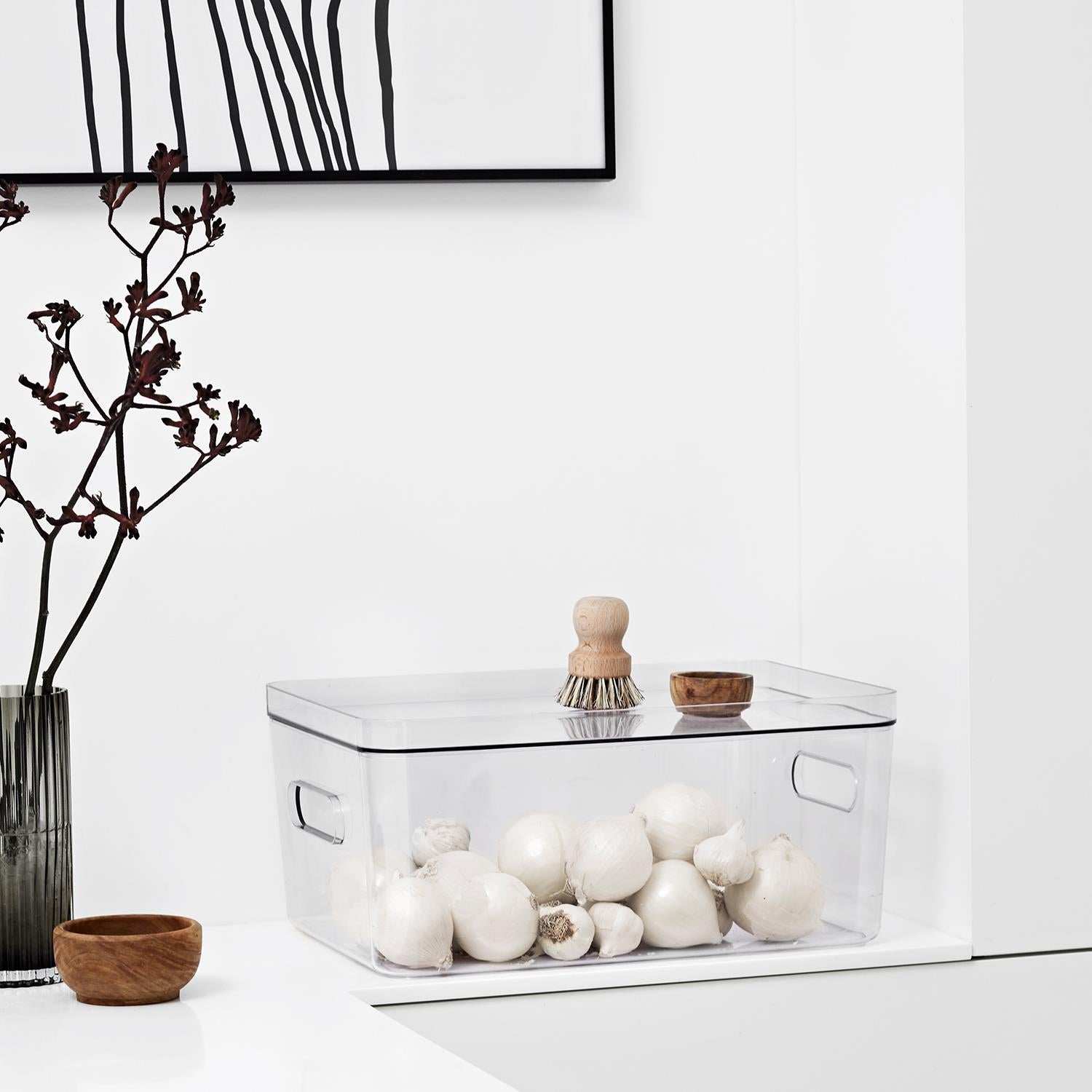 Compact Clear Lid For Large Storage Box, Bpa Free & Recycled Plastic