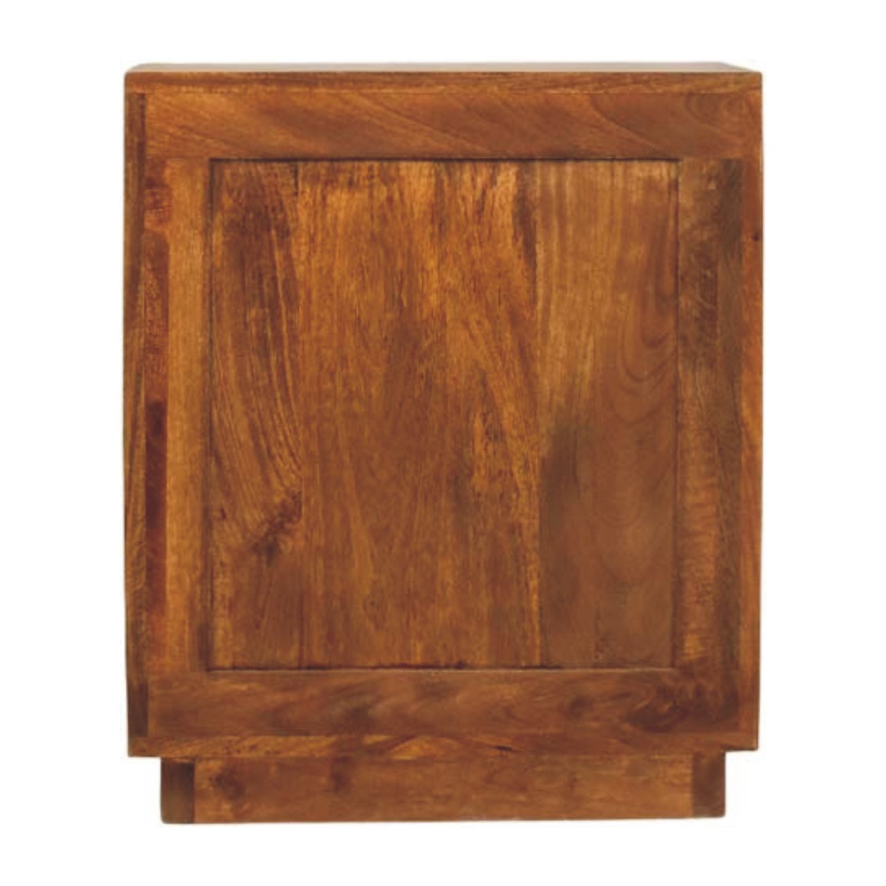 Artisan Furniture Solid Wood,  Curved Ribbed Bedside With Drawer