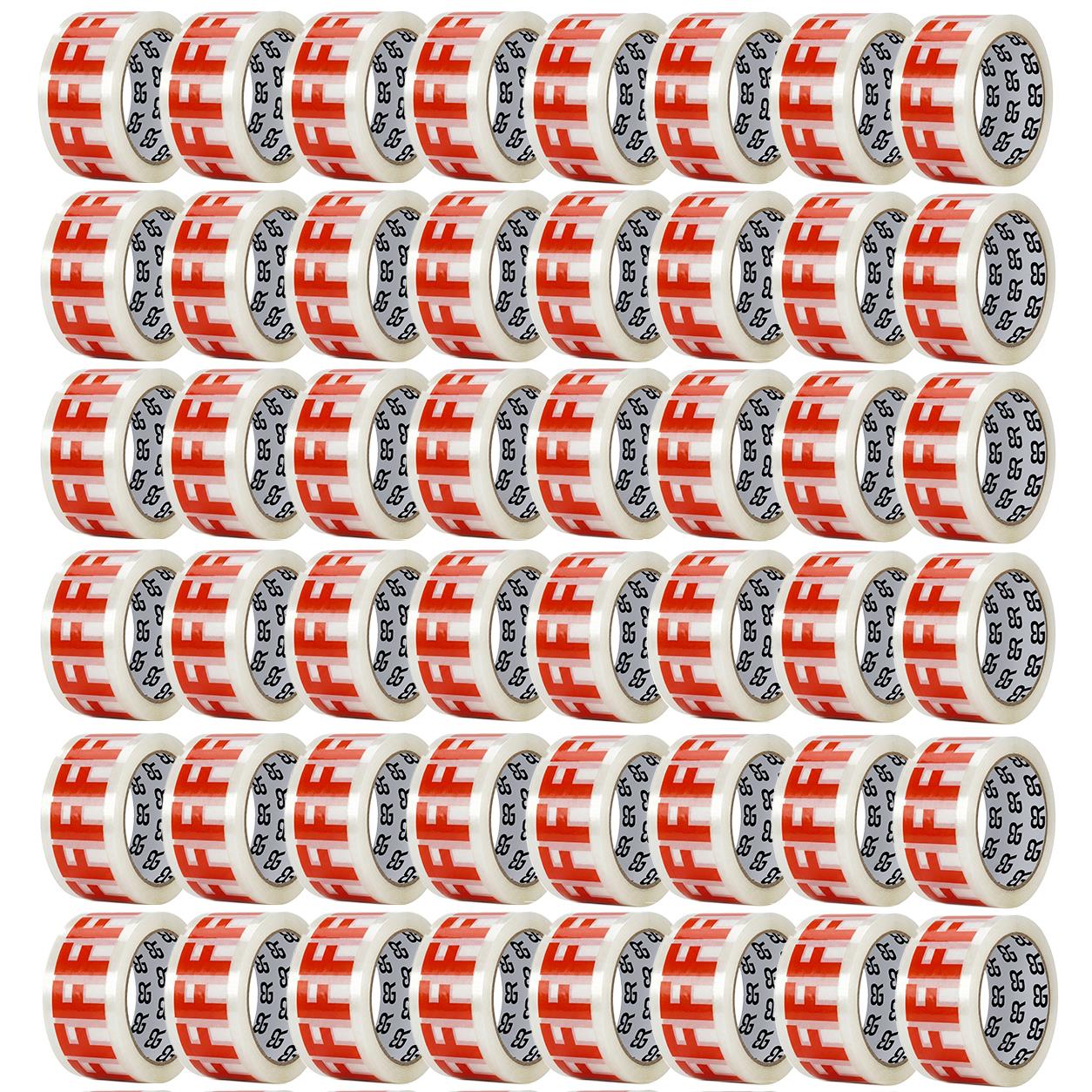 Fragile Tape 48mm X 66m Packing Tape For Parcels & Boxes | 48 Rolls