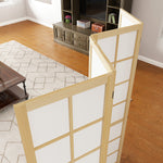 4 Panel Folding Room Divider, 160 X 170cm