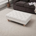 Breeins Teddy Fleece Upholstered Footstool