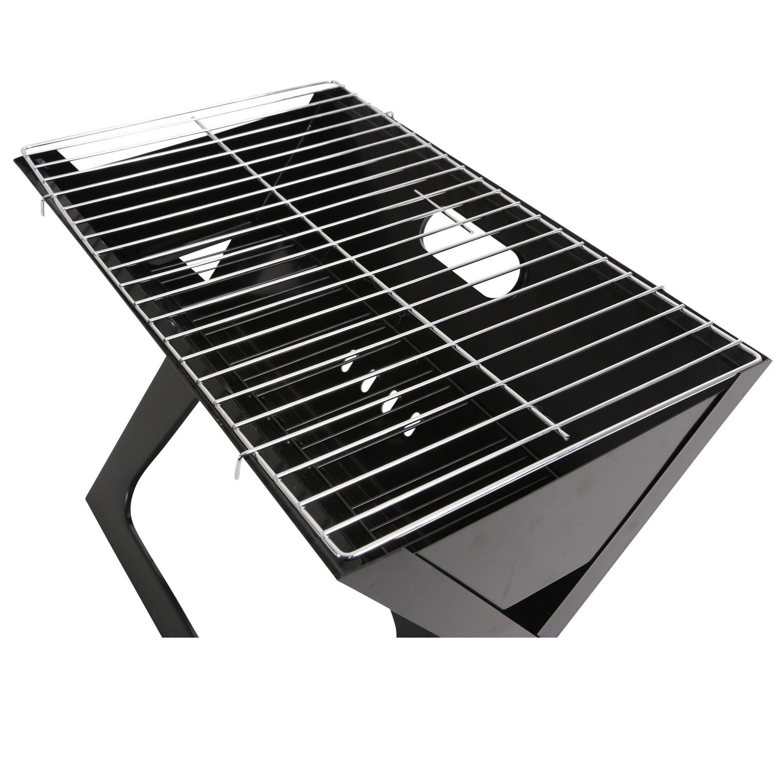 Foldable Charcoal Bbq | One Size | Black