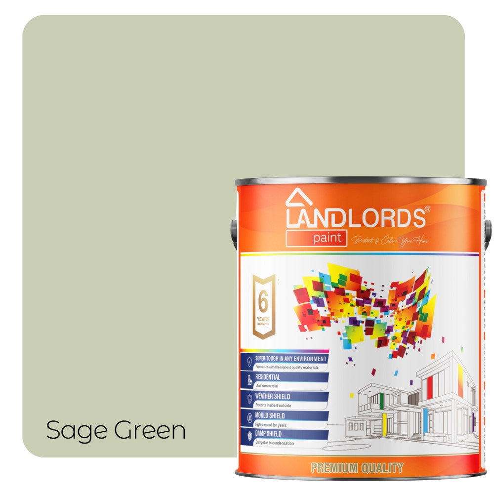 Anti-damp Paint - Damp Proof Protection For Interior Walls & Ceilings | 2.5l | Sage Green