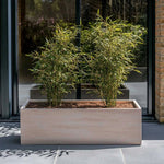 Zinc Galvanised Trough Planter | 100cm x 40cm x 40cm | Copper White