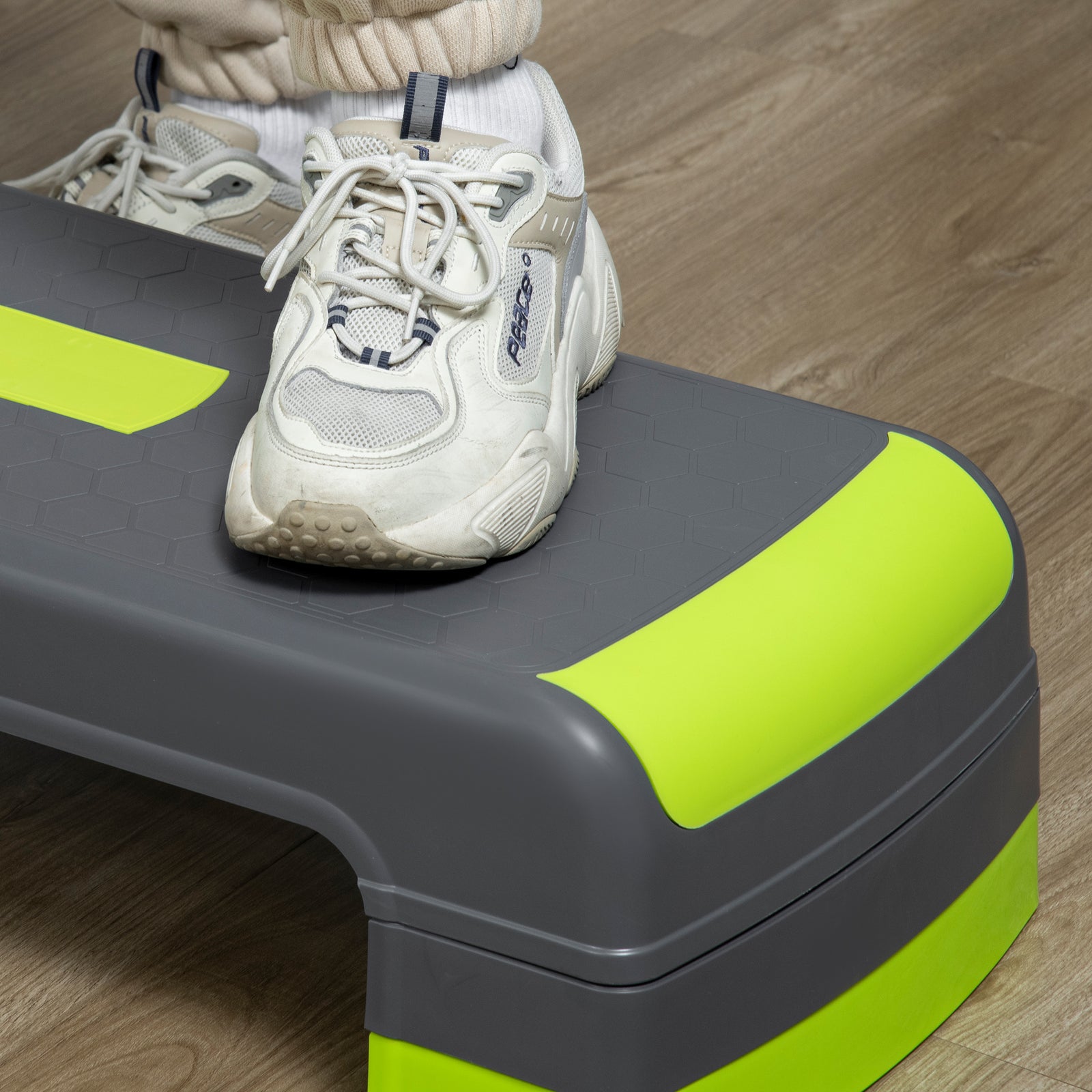 Aerobic Stepper Adjustable Height 3 Levels | Green