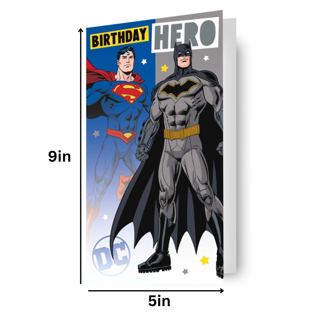Justice League Fold Out Birthday Card Official Product