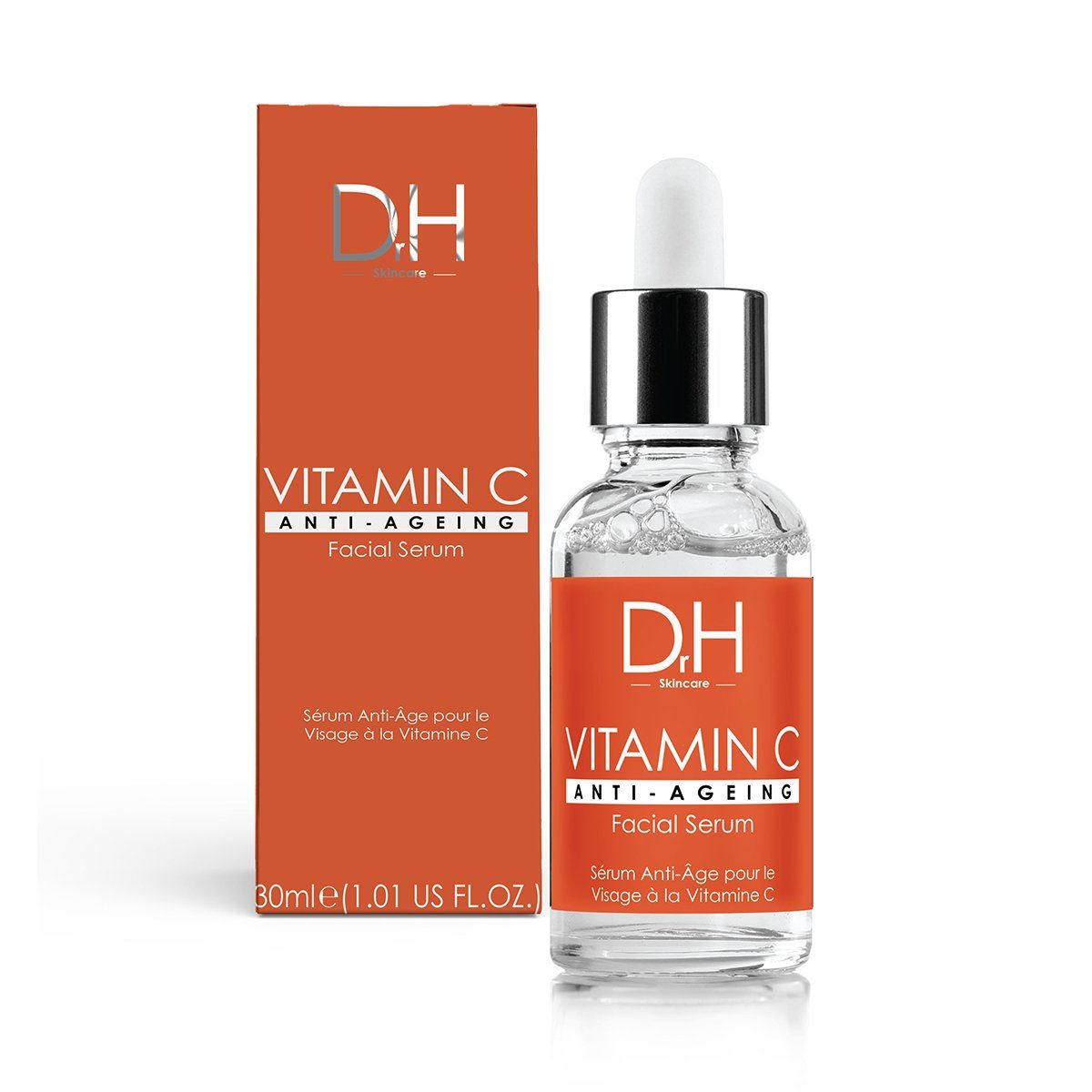 Anti-ageing Vitamin C Facial Serum 30ml For Brightening And Even Skin Tone