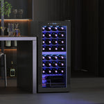 86l Dual Zone Wine Cooler Adjustable Temperature Control