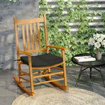 6-piece Chair Cushion Seat Pads Dining Chair Withstraps | Black