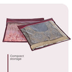 Saree & Garment Storage Bags With Clear Window Pack Of 10
