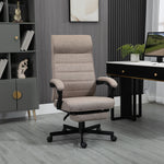 High-back Reclining Office Chair | Brown