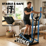SPORTNOW Quiet Magnetic Elliptical Cross Trainer With Bluetooth
